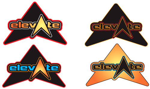 Elevate Energy Drink Brand Logos