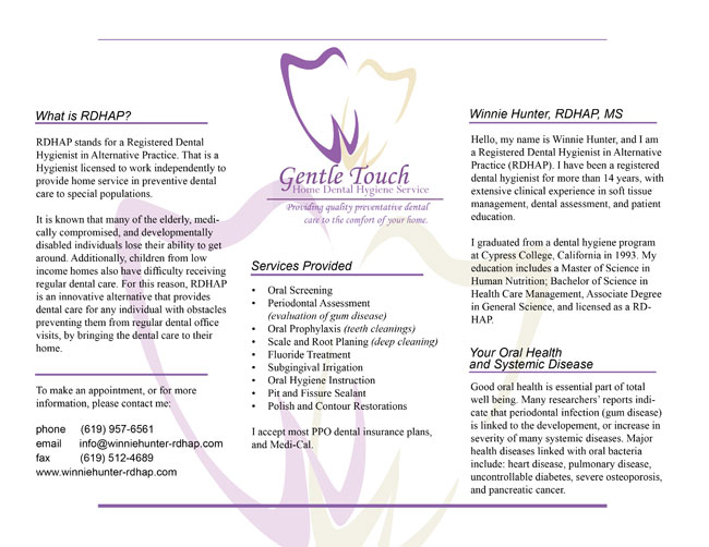 Gentle Touch Flyer 1