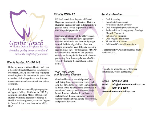 Gentle Touch Flyer 3