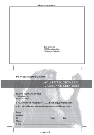 Formal Invitation Return Card