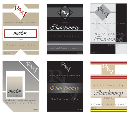 RL Vineyards Wine Label Alternates